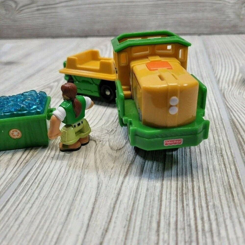 Geotrax Eco D Ethan Greenest Team Push Train‎ Locomotive Recycling Fisher Pri
